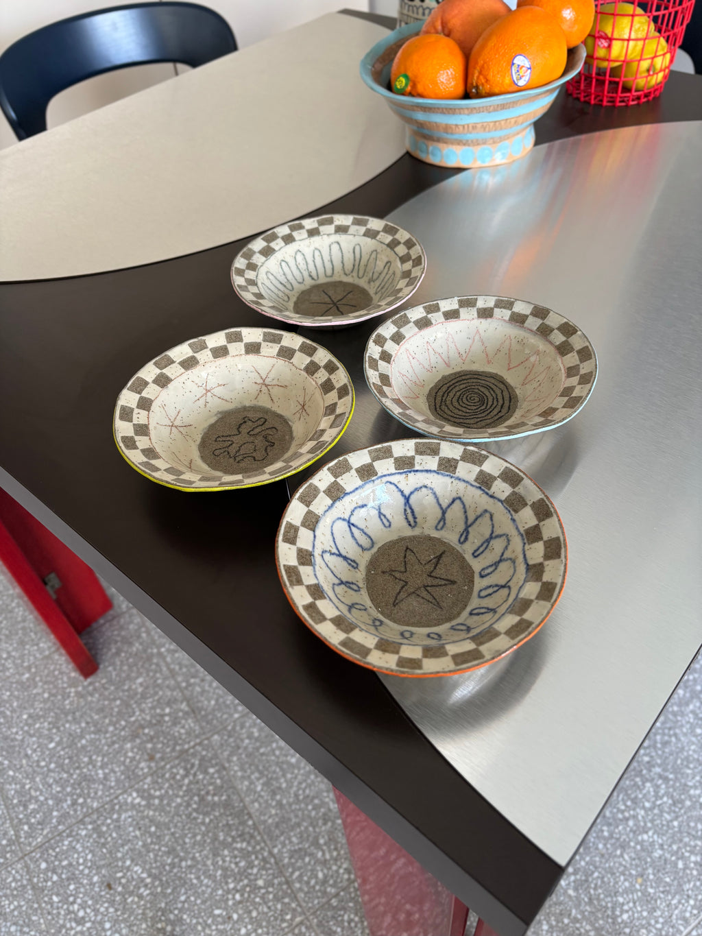 Set of four bowls